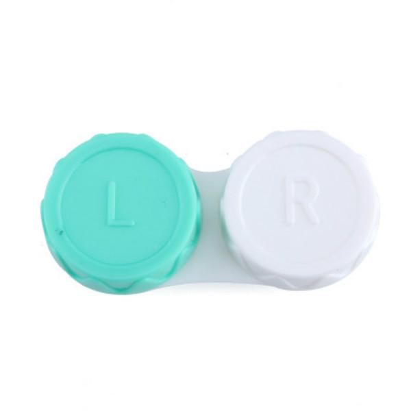 Kontaktlinsenbehälter farbig Kontaktlinsenbox Halter Behälter Etui Aufbewahrung Einweichlösung Augenpflege-Set