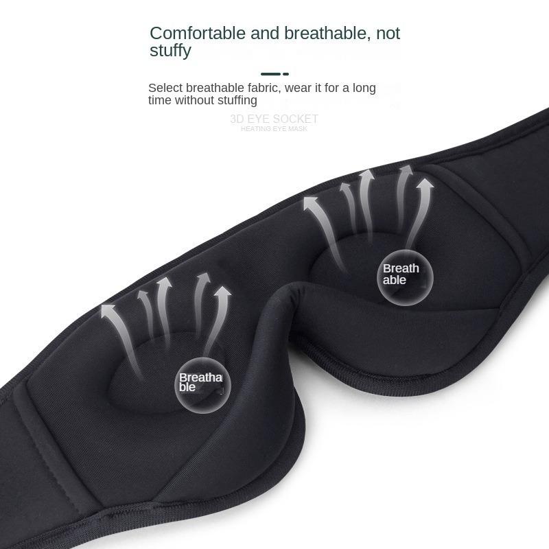 Smart Bluetooth Sleep Eye Mask Comfortable Built In White Noise Head Mounted Light Blocking Memory Cotton Music Eye Mask