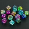 10PCS TRPG D10 Dice for DNDGame 10 Sided Games Dices Desktop Polyhedral Dice Set,as Toy Kit