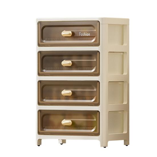 Storage Cabinet Strong Load-Bearing Heavy Duty Storage Organizer with Pulley Design Bedroom Living Room Decor