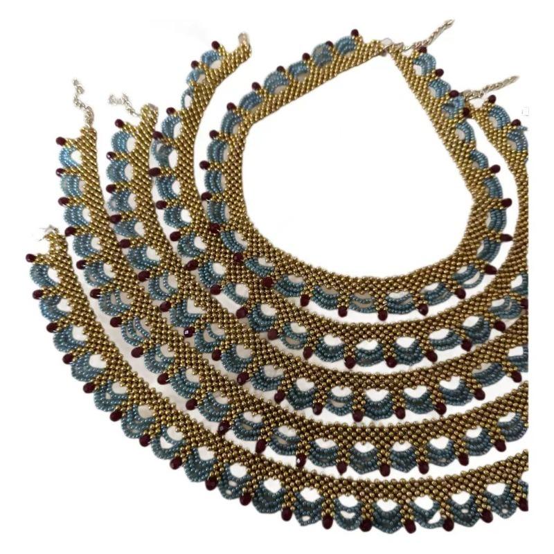 New Chinese Multi-layer Lace Fringed Necklace Women's Unique Design Collarbone Chain