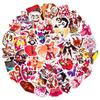 50pcs Hazbin El Cartoon Graffiti Stickers DIY Phone Guitar Laptop Notebook Suitcase Cup Waterproof Sticker Kids Decorations