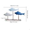 Animal Statue Wooden Figurine Collectible Decoration Artwork Beach Lover Tabletop Ornament Sculpture