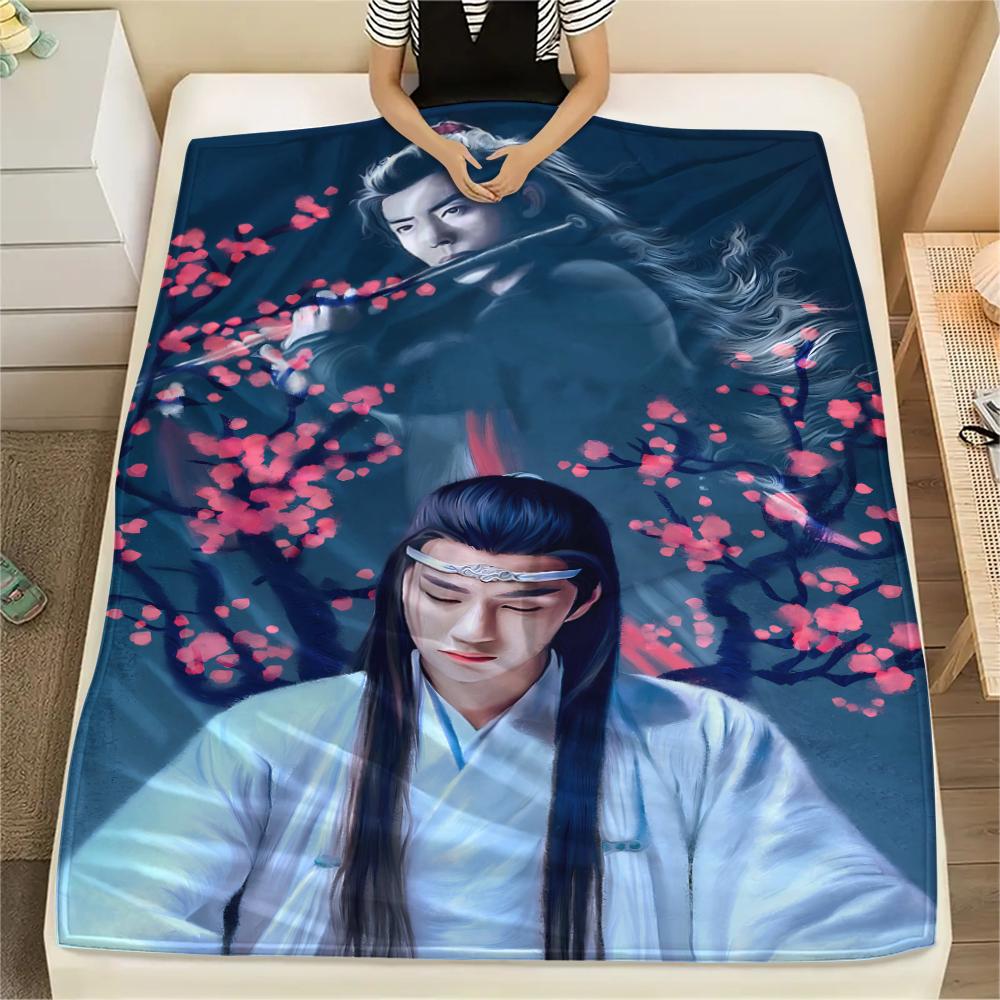 1Pc The Untamed Print Flannel Blanket, High quality Comfortable for All Seasons, Home Decor, Warmth and Comfort, Perfect for Christmas Gifts