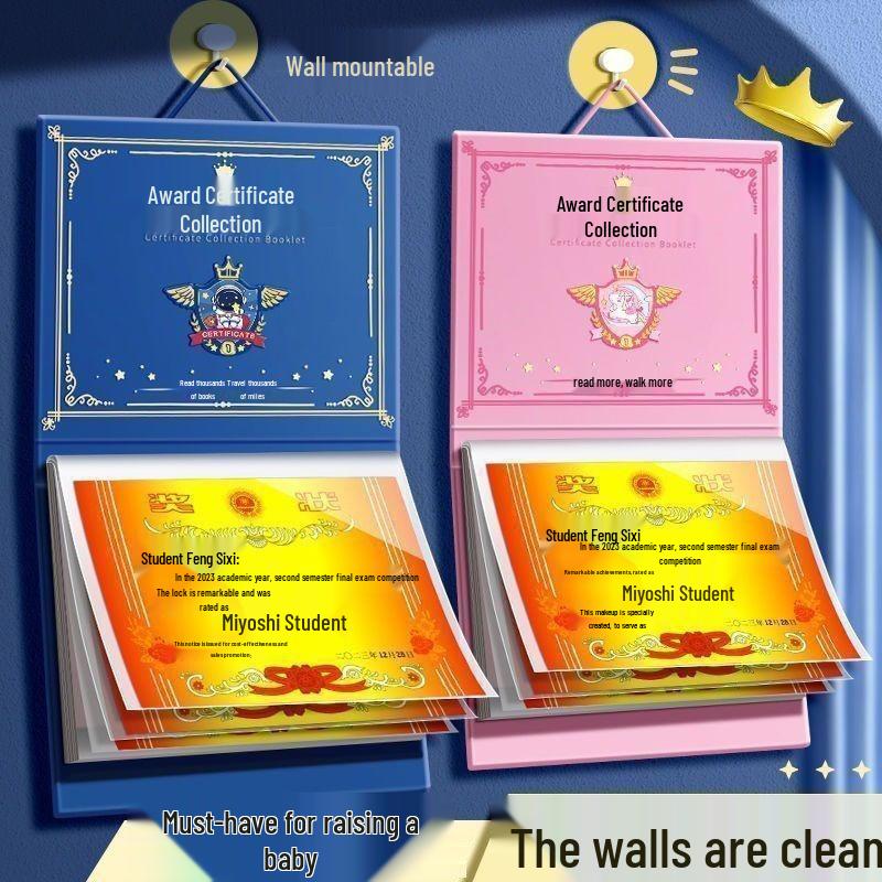 A4 & A5 Award and Certificate Organizer for Students and Kids