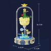 Le Petit Prince Pantasy Building Blocks Eternal Rose Dust Cover Puzzle Assembling Model Toys Desktop Decoration Birthday Gift