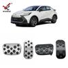 For Toyota C-HR CHR 2024-2025+ Car Accelerator Pedal Oil Footrest Plate Clutch Gas Brake Pedal Pad Cover Trim Accessories Interi