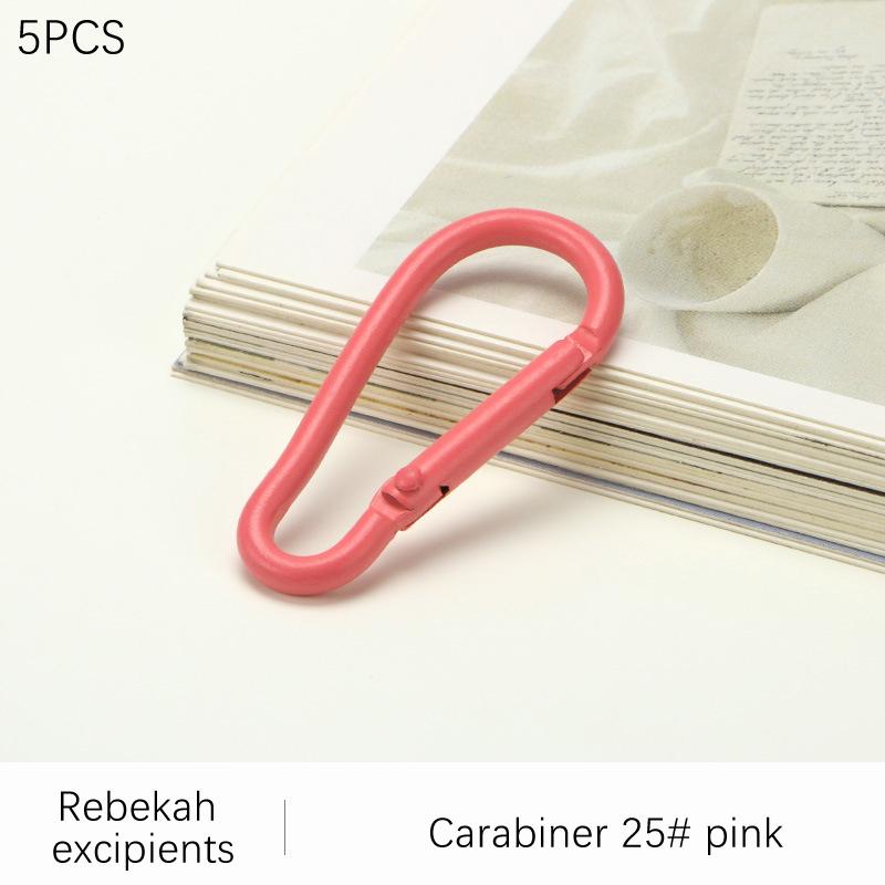 5 szt. Karabińczyk wspinaczkowy Pierścień sprężynowy Stop Otwierany Brelok Paski Części Zawieszka Klamra Zatrzaskowa Klips Hak spustowy