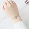 Authentic Pink Zircon Love Cross Wing Cross Retro Pattern Cross Charm Bead Charms Copper Bead Charms Pendant Compatible With Do It Yourself Bracelets