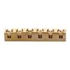 43mm Gitarrensattel Verstellbarer Messingsattel 6 Saitenhöhe Glocke Gitarrensattel für Gibson Les Paul LP SG Style Gitarre
