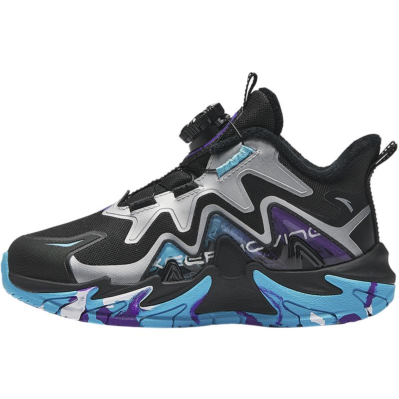 

Anta Детские кроссовки Summit 4.0 из синтетической кожи, утолщенные, теплые, износостойкие, нескользящие, низкие, повседневные, детские повседневные кроссовки, черно-белые, 312449978-3 29