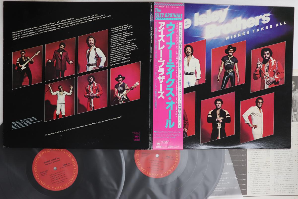 

LP Record ISLEY BROTHERS - Winner Takes All 40AP16078 CBS SONY 1979 Japan Obi Soul/Funk Used