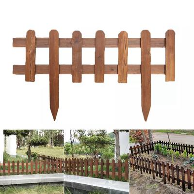Miniature Wood Fence Fairy Garden Terrarium Doll House Diy Decor