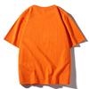Summer Men's and Women's New Printed Pure Cotton Round Neck T-shirt Shoulder Down Style T-shirt