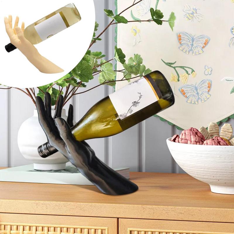 Hand Illusie Wijnrek Hangend Wijnfles Houder Rek Creatieve Bar Kast Display Standaard Plank Cadeaus Woondecoratie