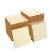 50/100pcs 8/10cm Wood Squares for Crafts Unfinished Wooden Square Cutouts Blank Wood Pieces for DIY Craft, Painting, Staining