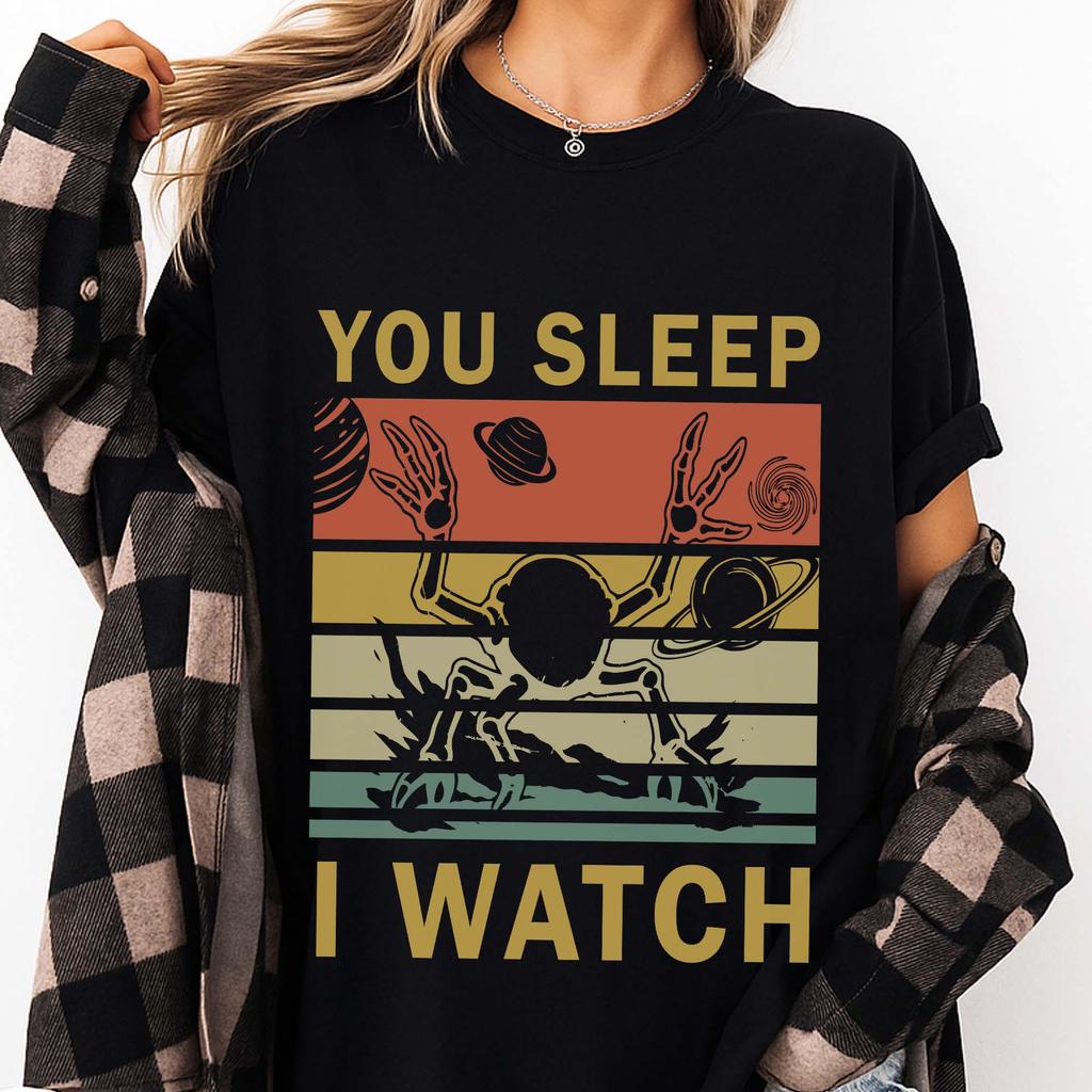 Project Hail Mary Rocky You Sleep I Watch Unisexs TShirt Unisex ONeck 100Cotton Short Sleeve Y2k Oversized Book lover Gift