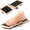 Ankle Balance Board for Strengthening & Stability Training - Wood Ankle Trainer with Single Leg Support, Foot Stretching Device Suitable for Pilates