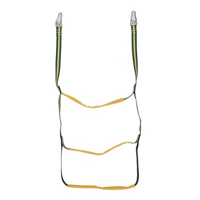 Marine Seil Leiter faltbar 3 Stufen Starke Tragfähigkeit Aufblasbares Boot Seil Leiter für Kanufahren Kajak Motorboot