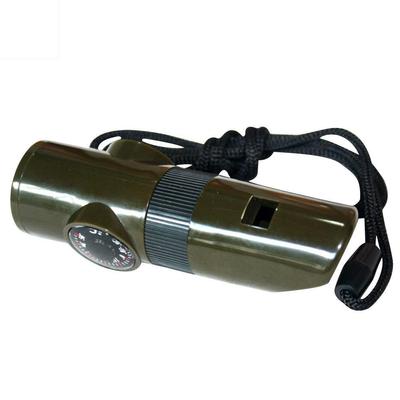 7 In 1, High Decibel, SOS Emergency, Compass, Survival Whistle, for Camping Hiking