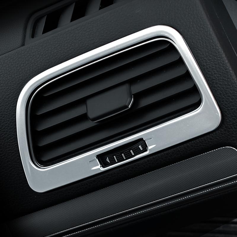 For Volkswagen VW Golf 7 MK7 7.5 MK7.5 2013- LHD Accessoies Air Condition Vent AC Outlet Trim Panel Cover Interior Sticker