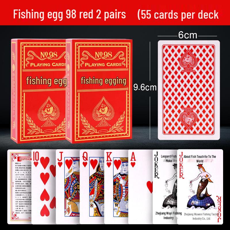 Guandan Fishing Special Playing Cards - Durable, Thick High-Grade, Large-Size for Dou Dizhu Competition
