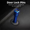 AABJT1 2/4pcs Alloy Car Door Lock Knob Pins Caps for Chevrolet Corvette V8 CAPTIVA Silverado MALIBU Modified Covers Decoration