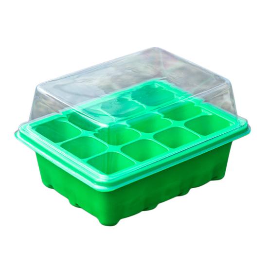 Nursery Tray Multi-compartments High Survival Rate Plastic Plant Flower Grow Box Propagation Tray for Home