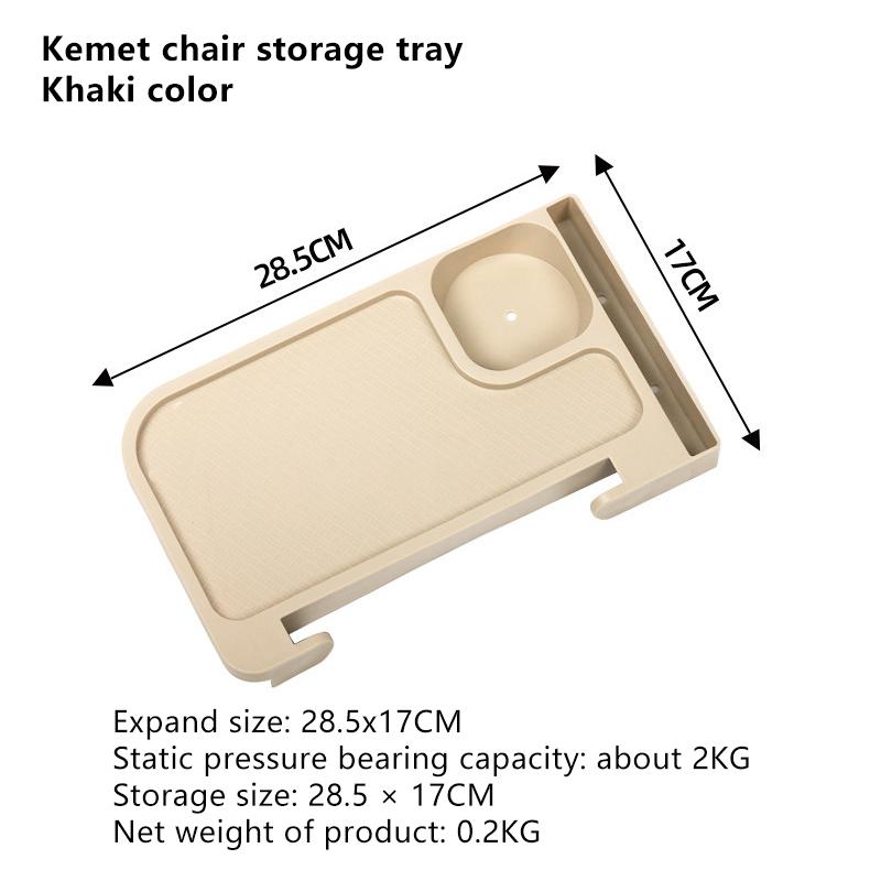 1Pc Outdoor Camping Chair Side Storage Tray Recliner Chair Tray Camping Accessories Folding Universal Cup Holder Tool