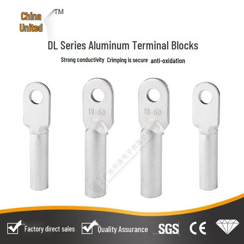Zhonglian DL Terminal Aluminum Splice Cable Lug - Aluminum Wire Lug Available