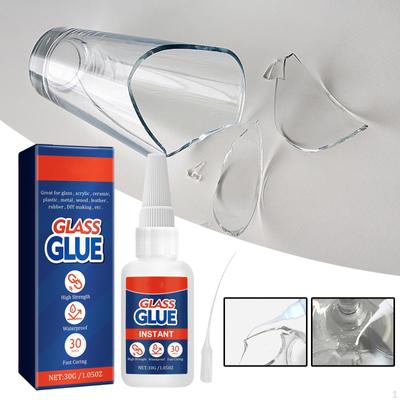 Glass Repair Glue Practical Multifunctional Waterproof Quick Drying Strong for Rubber Metal