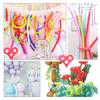 50pcs Balloon Latex Long Spiral Heart Team Activity Venue Decoration DIY Arrange Cheerleading Support Props Souvenirs TMZ