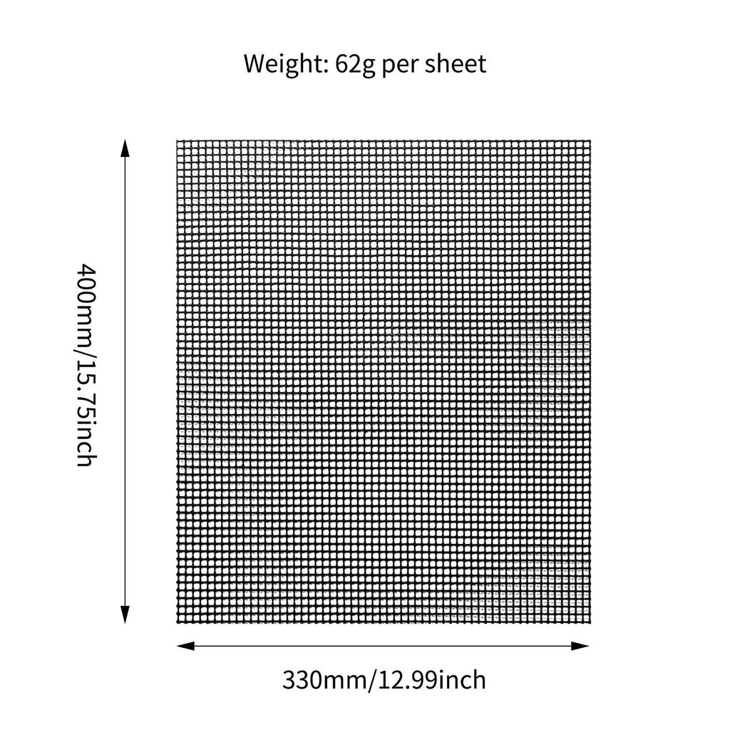 Heat-resistant silicone baking pan mat Hollow gr-id grilling mat BBQ mesh