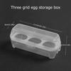 3/4/8 Grids Eggs Box Case Shockproof Egg Holder Kitchen Container Case Transparent Organizer for Outdoor Camping Picnic