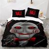 Horror Saw Movie Bedding Set 3D Duvet Cover Pillowcase Comforter Bedclothes Queen King Size Drop Shipping Duvet Cover Bed Set