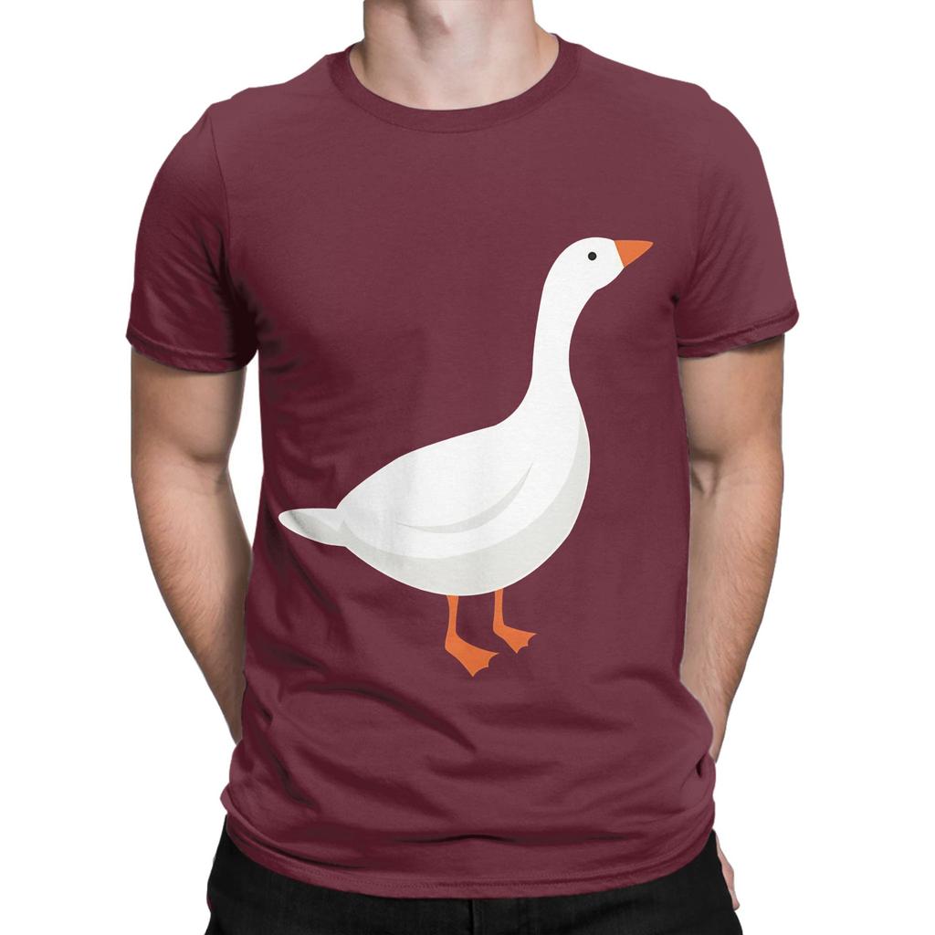 Untitled Goose Funny 100 Cotton TShirt Untitled Goose Game Tops Tees For Unisex