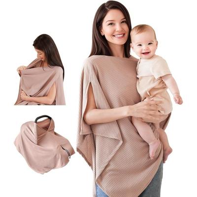 Stretchy Nursing Poncho Breathable Privacy Poncho NEW Feeding Shawl for Baby Stroller