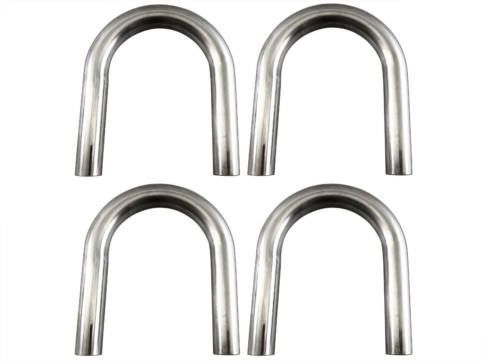 

BRIGHTZ Stainless Steel Bent 4 Pieces 38mm 38 180° Pipe, 1.2mm Thick, [CUR-PIPE-039-4PC] Diameter, 38, 180°