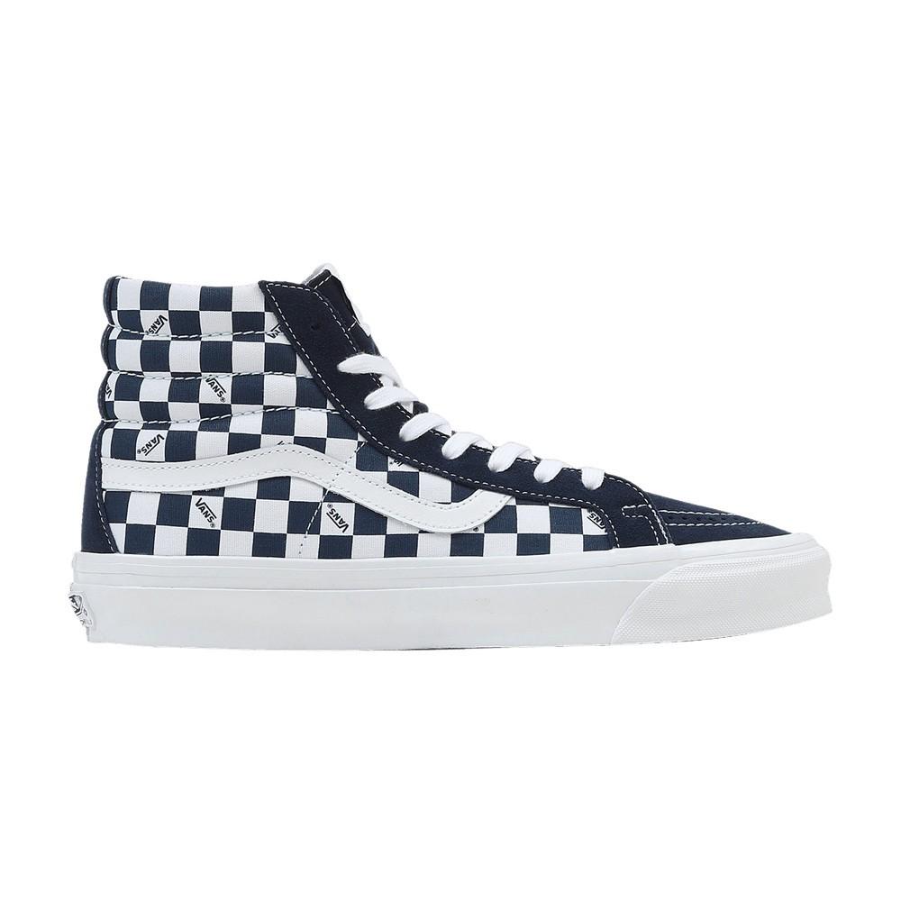 Vans OG Sk8-Hi LX  Checkerboard - Dress Blues  VN0A4BVBLKZ 40.5