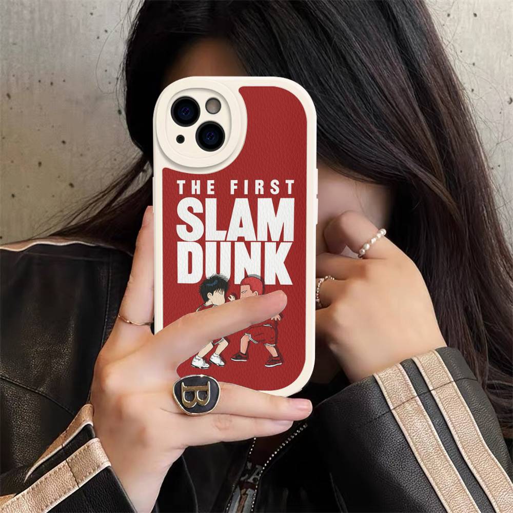 Lovely Anime S-Slam D-Dunk Phone Cover For IPhone 11 12 13 14 15 16 Pro Max Mini Plus Soft Leather Case