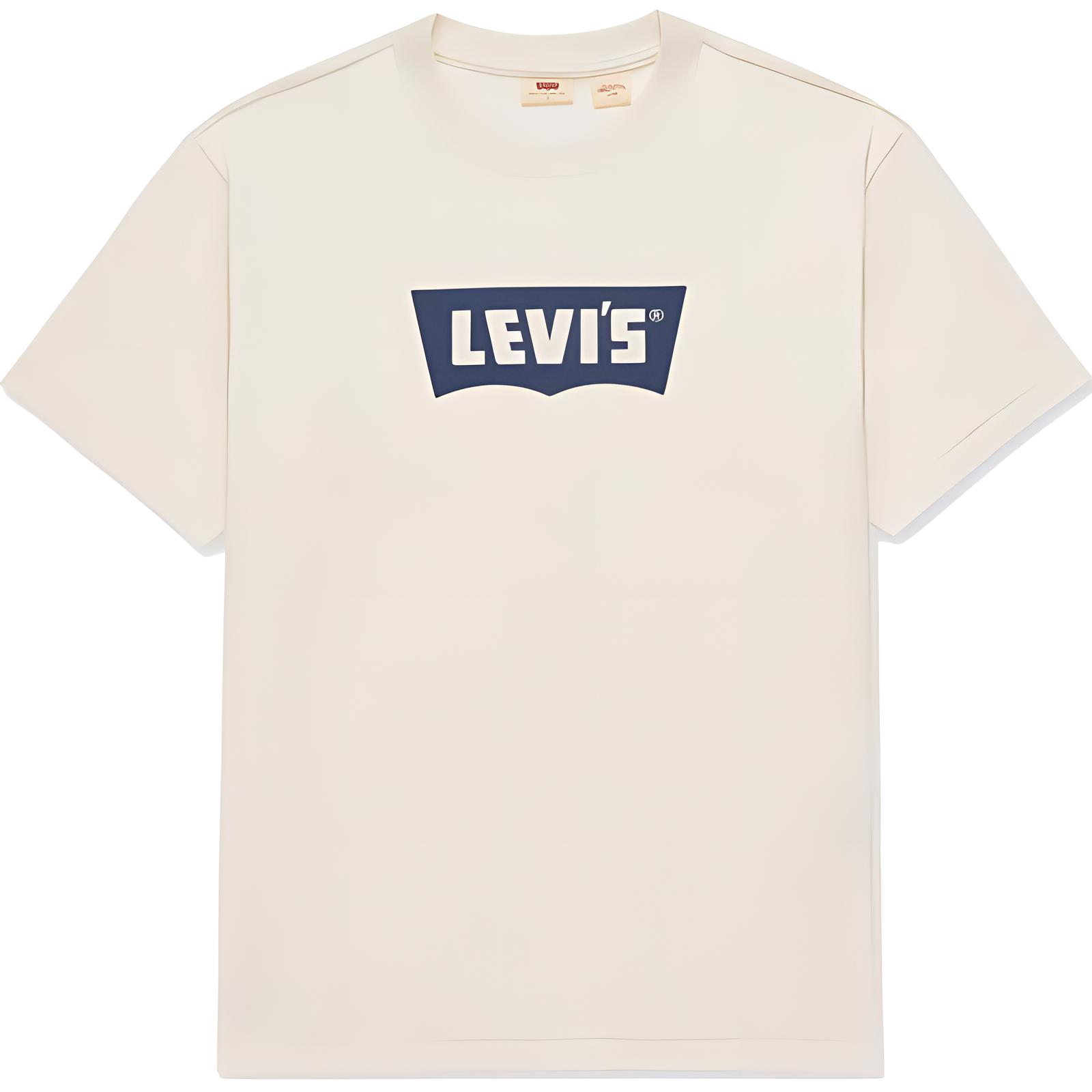 

Мужская футболка с коротким рукавом и круглым вырезом, с принтом логотипа Levis, топы, хаки 001AM-0002 L