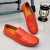 Fashion Fashion Men's Loafers Shoes outdoor Comfortable Leather Casual Shoes for Men Slip-On Driving Shoes male Mocasines Hombre