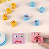 1 Set Montessori, Emotional Expression Block Toys, Exercise Concentration, Wooden Parent-Child Interactive Educational Toys
