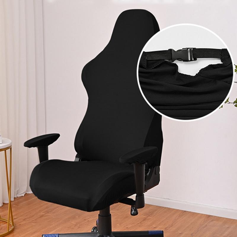 4pcs Gaming Chair Covers With Armrest Spandex Splicover Office Seat Cover For Computer Armchair Protector Cover