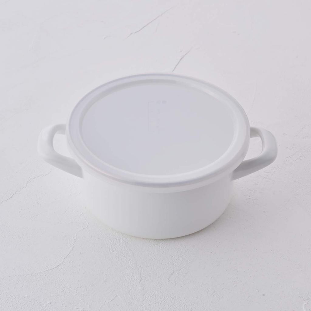 Fuji Enamel Mini Series (15cm Casserole, White)