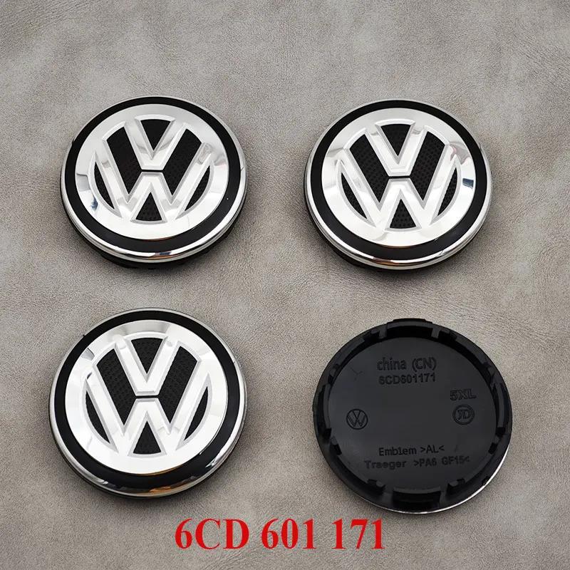 Hot 56mm Tappi Centrali Ruota Auto Pelle Nera Portachiavi in Metallo 14mm Adesivo Chiave VW Per Volkswagen Jetta Bora Polo Gran Lavida 6CD6011