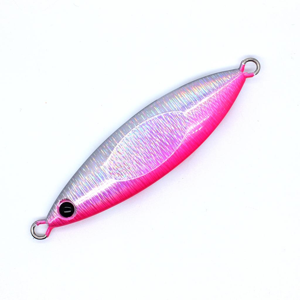 2026 AOCLU Slow Metal Jig 40g Hard Bait Sinking Stick Fishing Lure UV Luminous Strong Inshore Boat Beach Rock Blade
