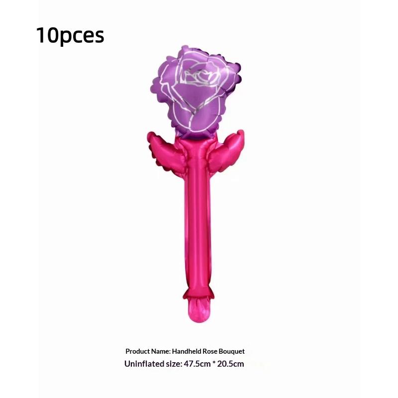 

10Pcs Small Size Carnation Shaped Valentines Day Balloon Mini Rose Flower Balloons Mother s Day Baby Shower Party Decor Other