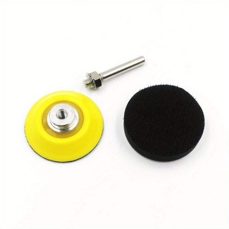 1pc/5pcs 2 Inch Hook and Loop Sanding Pad for Sanding Discs with 1/4 Inches Shank Drill Attachment and Soft Foam Layer Buffer