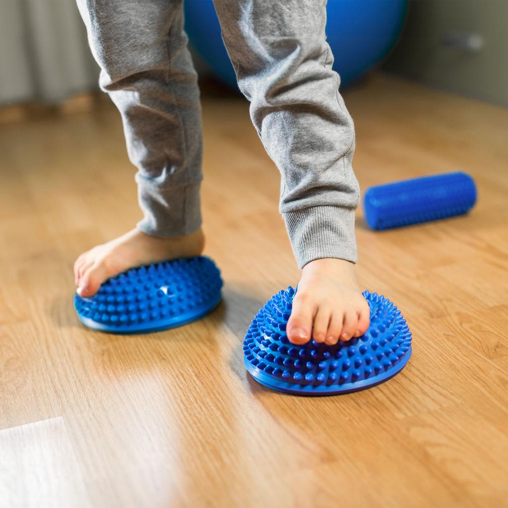 Sensory Hemispheres With Protrusions For Rehabilitation, Set Of 2 Rebel Active